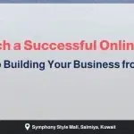 A professional e-commerce banner guiding you to launch a professional online perfume store using OSOSS platform.