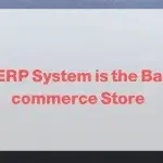 Header banner highlighting the importance of ERP System solutions as the core backbone of successful e-commerce stores, branded by Ososs.