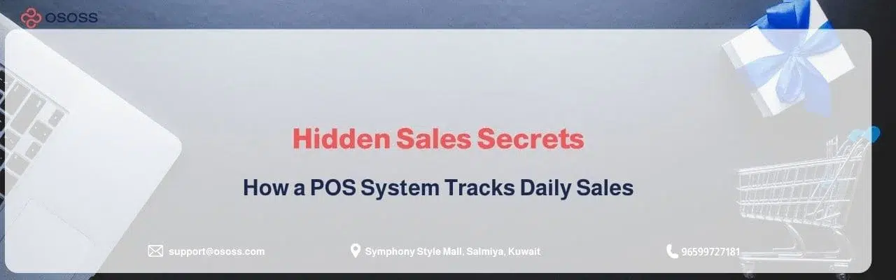 Header banner illustrating The Role of a POS System in Tracking Daily Sales for retail businesses, branded by Ososs.