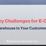 Header banner exploring shipping & delivery challenges for e-commerce stores, branded by Ososs.