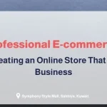 Promotional banner titled Build a Professional E-commerce Store by OSOSS platform.