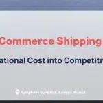 Banner image highlighting the Importance of E-Commerce Shipping & Delivery Solutions by Ososs, featuring the subtitle "Turning Operational Cost into Competitive Advantage" alongside a laptop, a gift box, and a shopping cart.